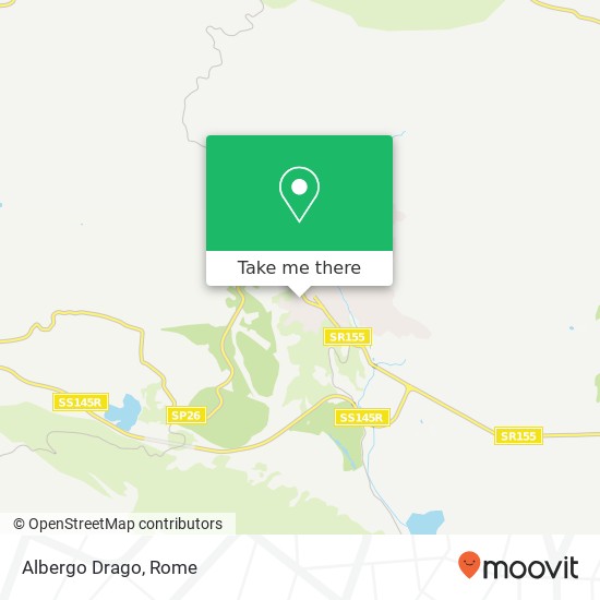 Albergo Drago map