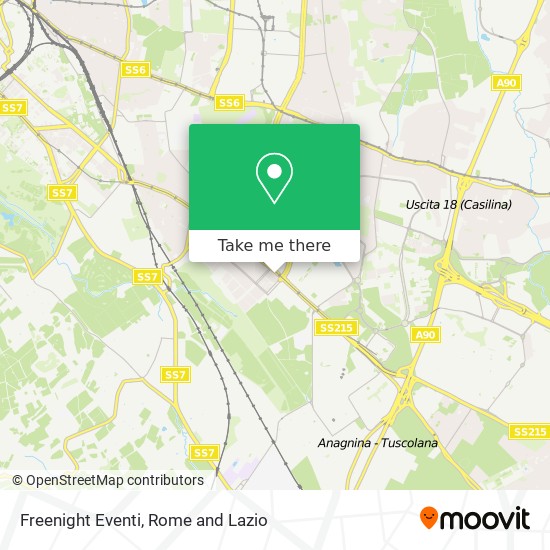 Freenight Eventi map