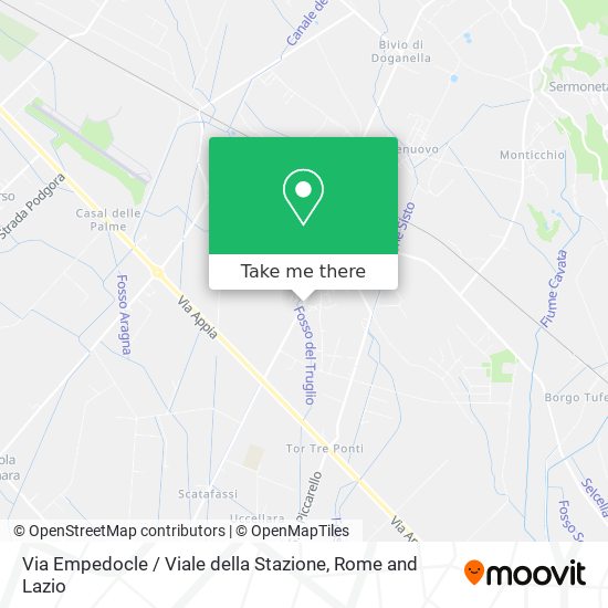 Via Empedocle / Viale della Stazione map