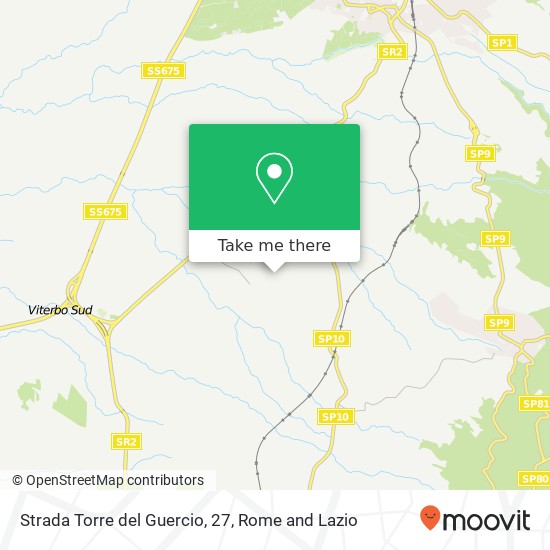 Strada Torre del Guercio, 27 map