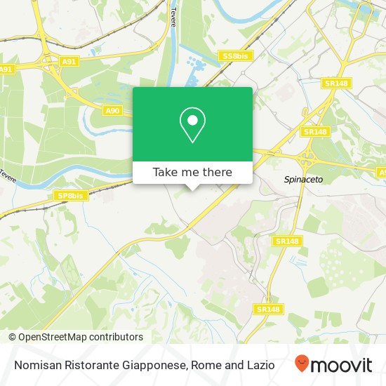 Nomisan Ristorante Giapponese map