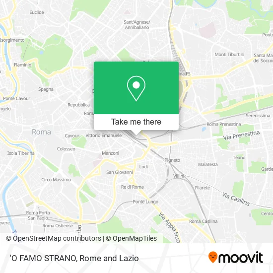 The Famous Strange map