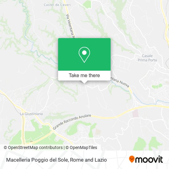 Macelleria Poggio del Sole map