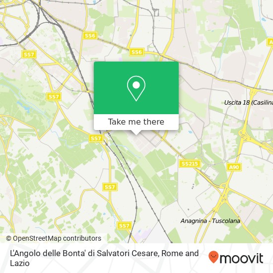 L'Angolo delle Bonta' di Salvatori Cesare map