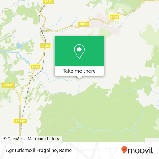 Agriturismo il Fragolino map