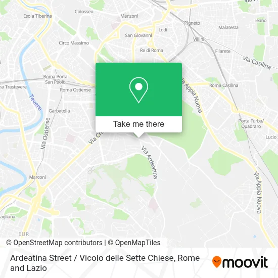 Ardeatina Street / Vicolo delle Sette Chiese map