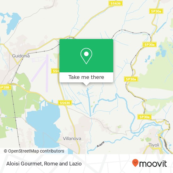 Aloisi Gourmet map