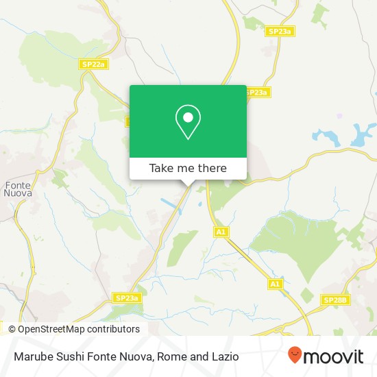 Marube Sushi Fonte Nuova map