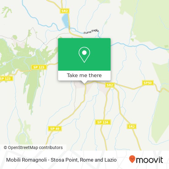 Mobili Romagnoli - Stosa Point map