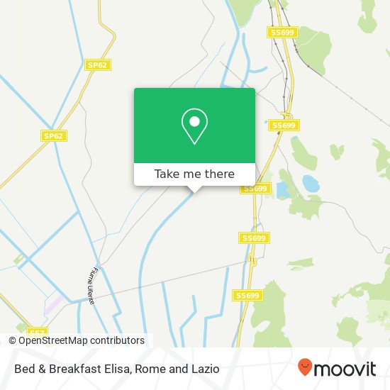 Bed & Breakfast Elisa map