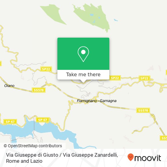 Via Giuseppe di Giusto / Via Giuseppe Zanardelli map
