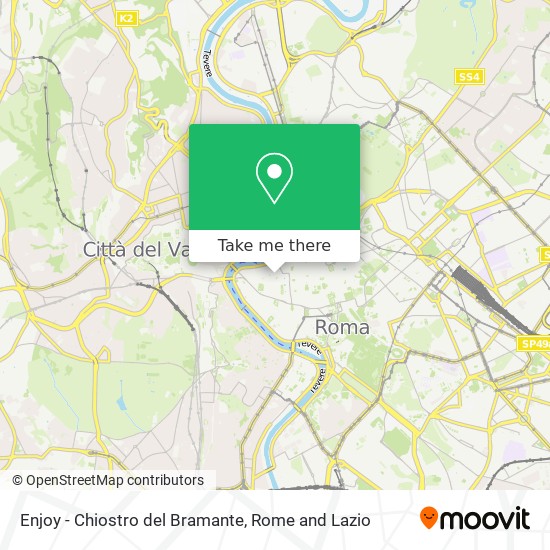 Enjoy - Chiostro del Bramante map