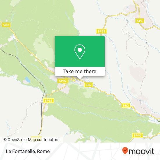 Le Fontanelle map