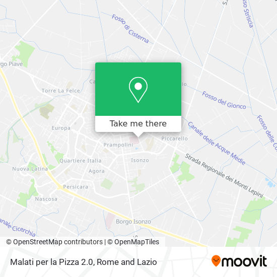 Malati per la Pizza 2.0 map