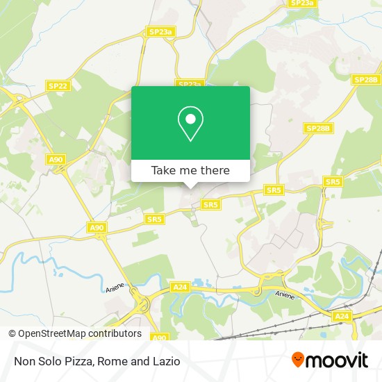 Non Solo Pizza map