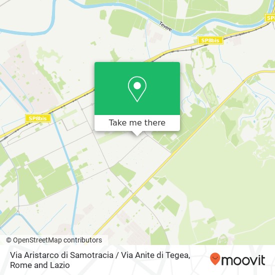 Via Aristarco di Samotracia / Via Anite di Tegea map