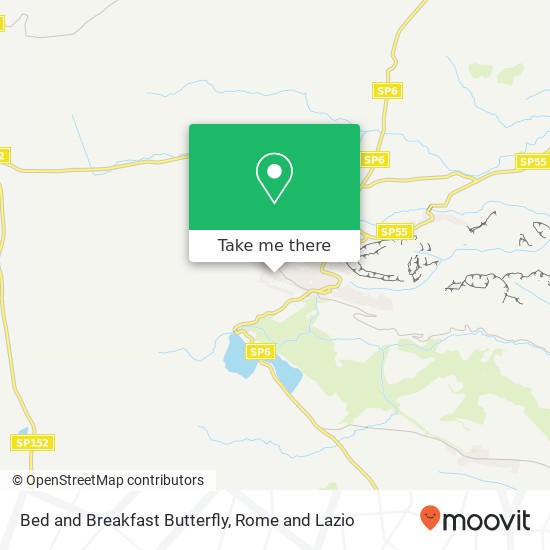 Bed and Breakfast Butterfly map