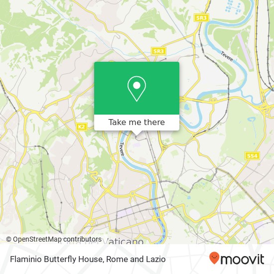 Flaminio Butterfly House map