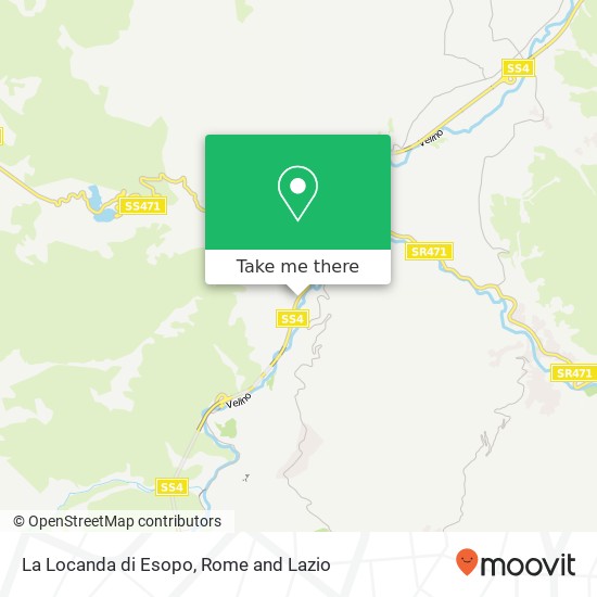 La Locanda di Esopo map