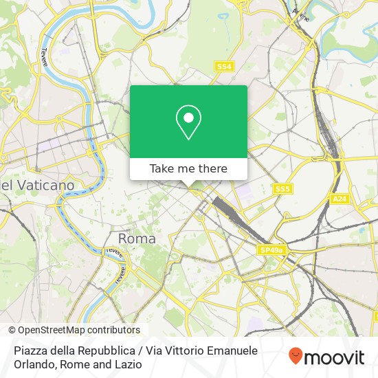 Piazza della Repubblica / Via Vittorio Emanuele Orlando map