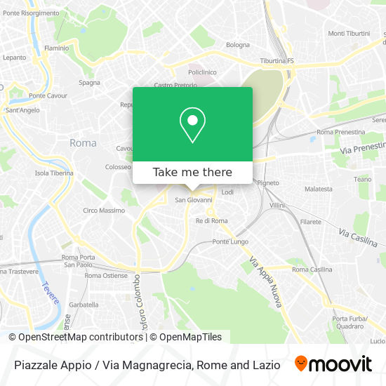 Piazzale Appio / Via Magnagrecia map