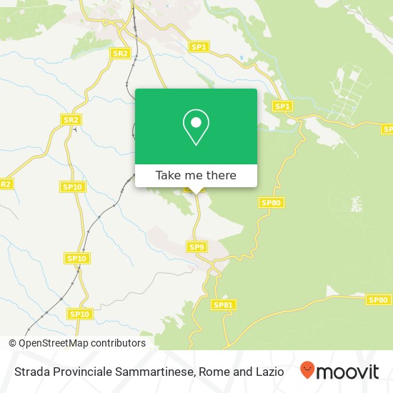 Strada Provinciale Sammartinese map