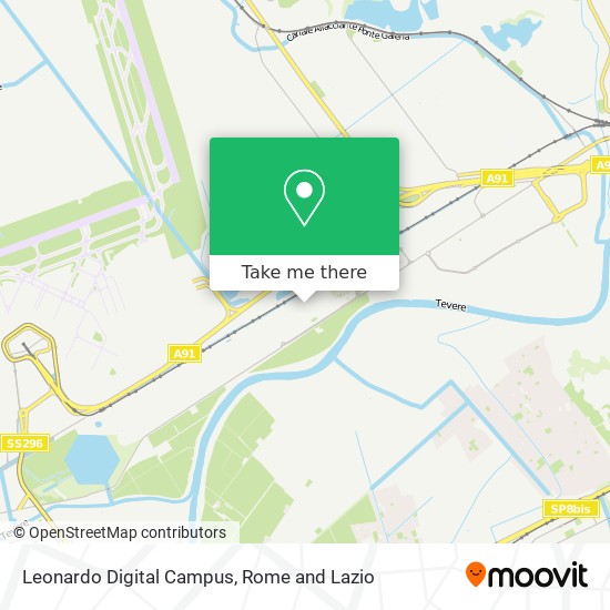 Leonardo Digital Campus map
