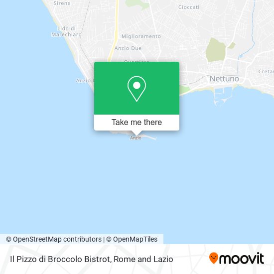 Il Pizzo di Broccolo Bistrot map