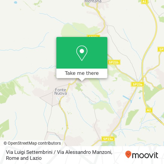 Via Luigi Settembrini / Via Alessandro Manzoni map