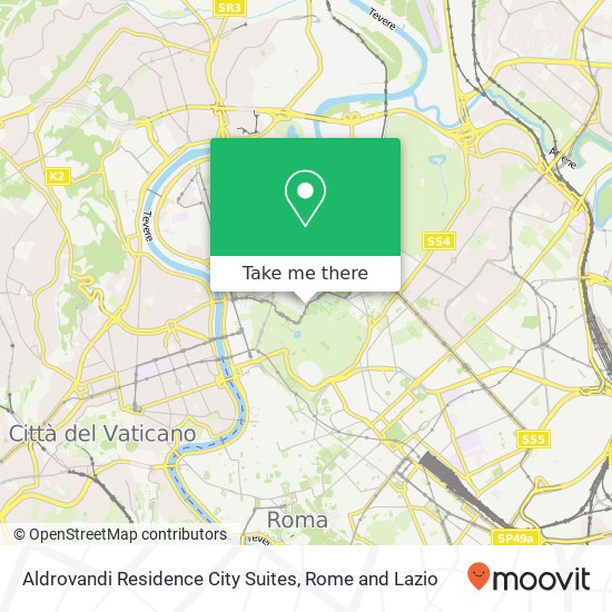 Aldrovandi Residence City Suites map