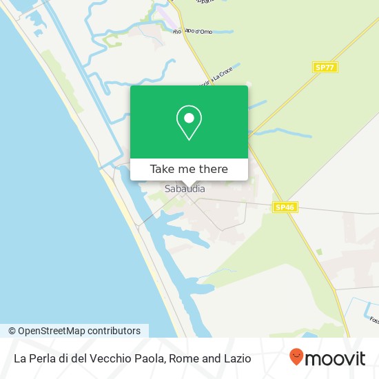 La Perla di del Vecchio Paola map