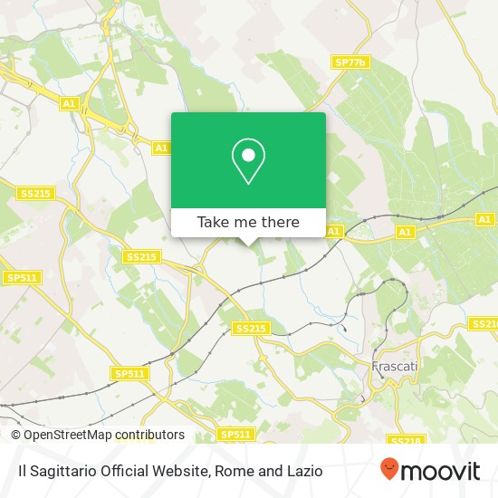 Il Sagittario Official Website map