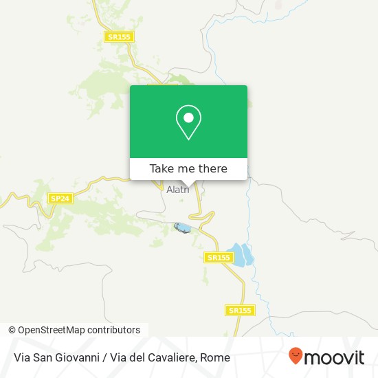 Via San Giovanni / Via del Cavaliere map