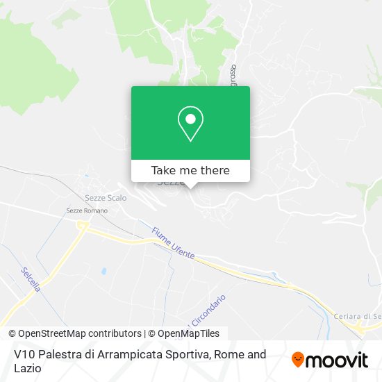 V10 Palestra di Arrampicata Sportiva map