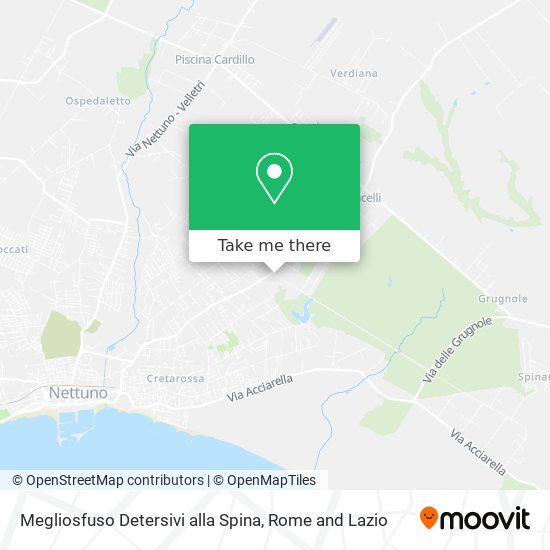 Megliosfuso Detersivi alla Spina map