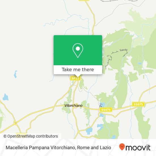 Macelleria Pampana Vitorchiano map