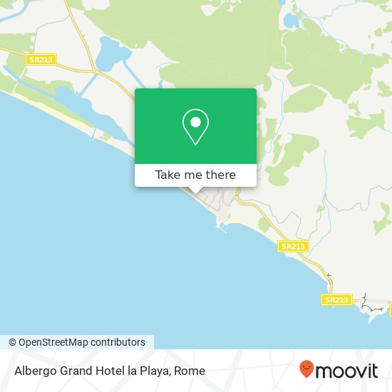 Albergo Grand Hotel la Playa map