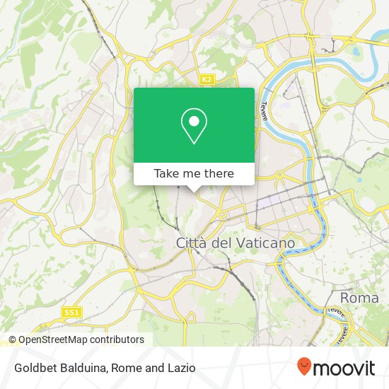 Goldbet Balduina map