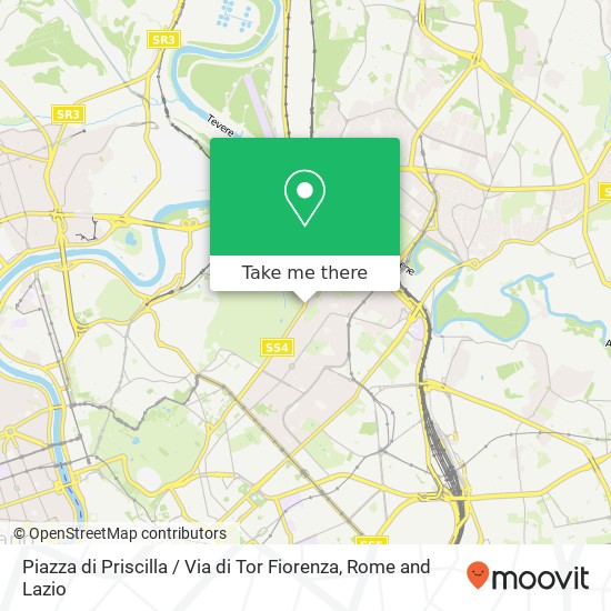 Piazza di Priscilla / Via di Tor Fiorenza map