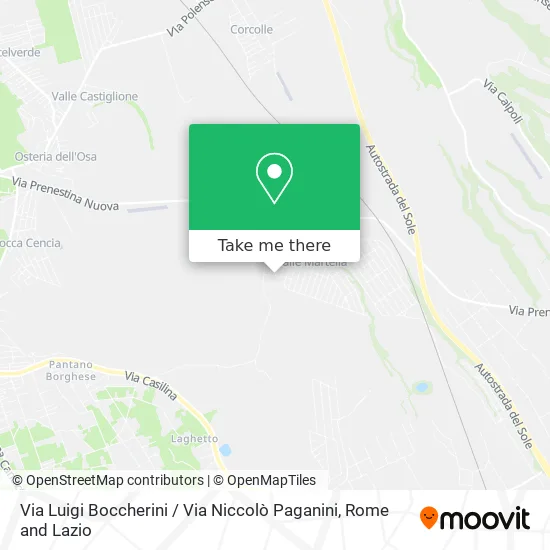 Luigi Boccherini Street / Niccolò Paganini Street map