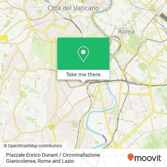 Piazzale Enrico Dunant / Circonvallazione Gianicolense map