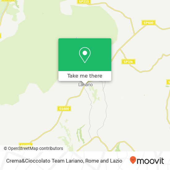 Crema&Cioccolato Team Lariano map