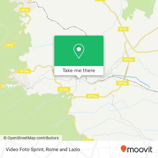 Video Foto Sprint map