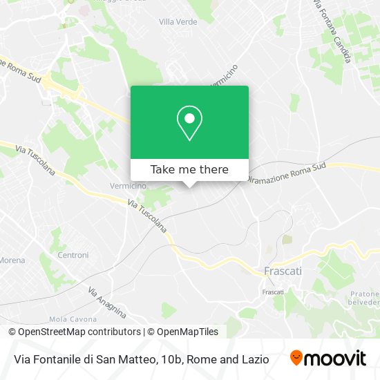 Via Fontanile di San Matteo, 10b map
