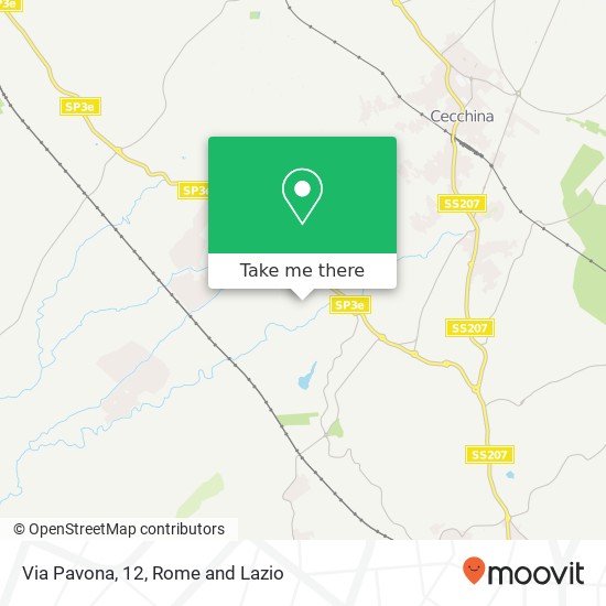 Via Pavona, 12 map