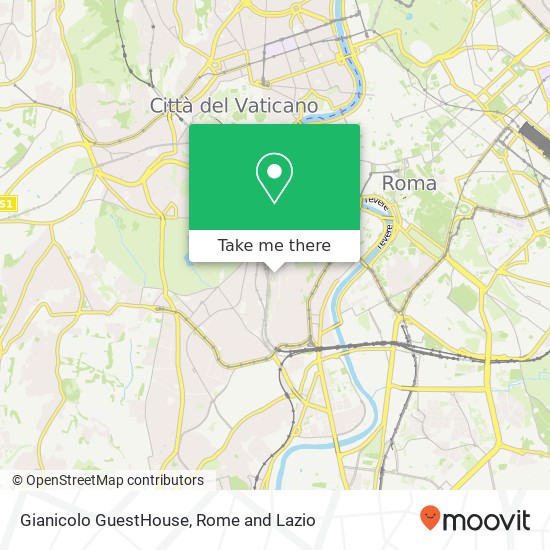 Gianicolo GuestHouse map