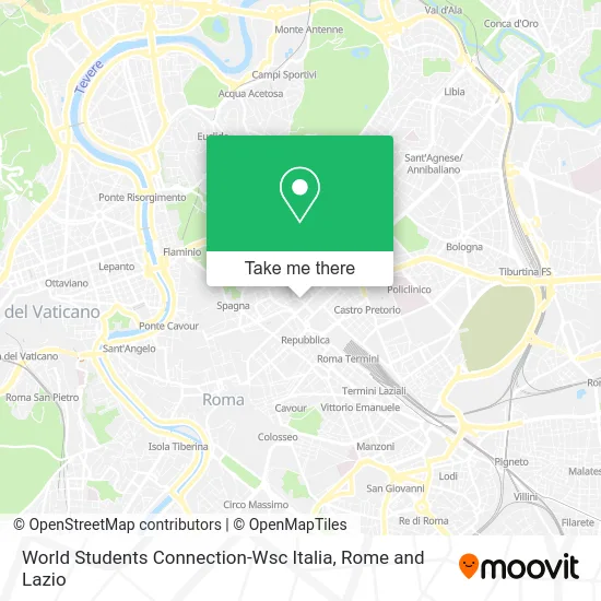 World Students Connection - WSC Italy map