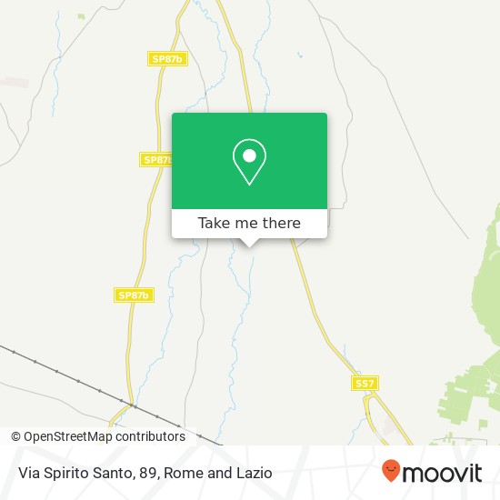 Via Spirito Santo, 89 map