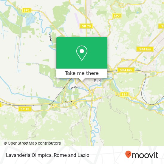 Lavanderia Olimpica map