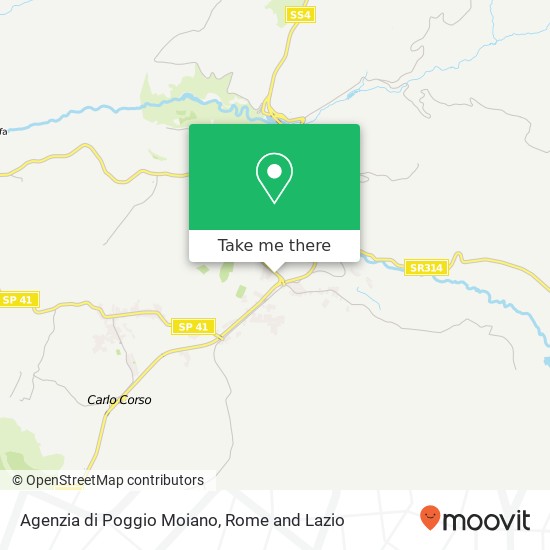 Agenzia di Poggio Moiano map